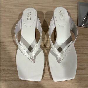 Raye square toe kitten heel